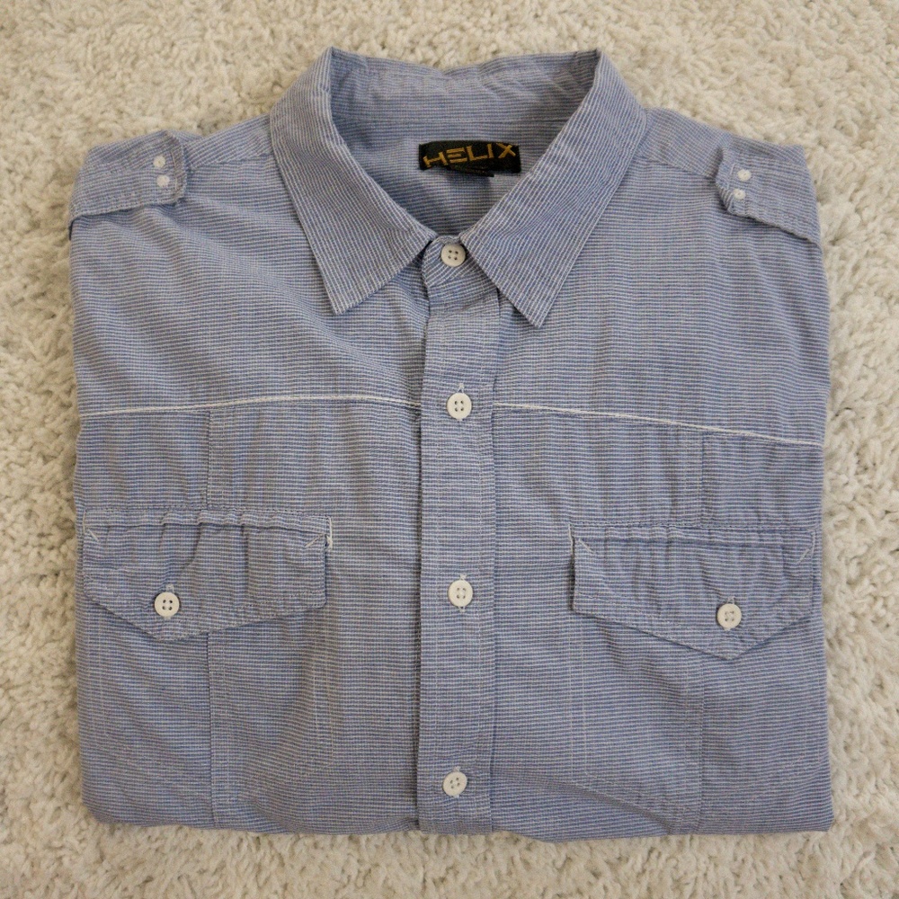 Helix Long Sleeve Button Down